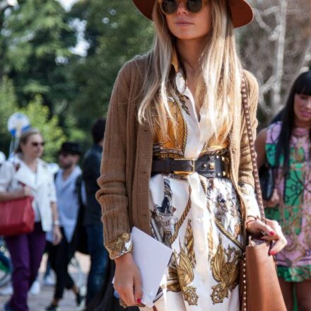 Streetstyle: el sombrero de fieltro, también en verano