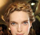 Trenza de corona o trenza mohair