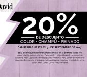 Tu descuento para descubrir tu salón Jean Louis David